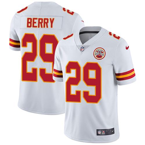 Nike Chiefs #29 Eric Berry White Men's Stitched NFL Vapor Untouchable Limited Jersey